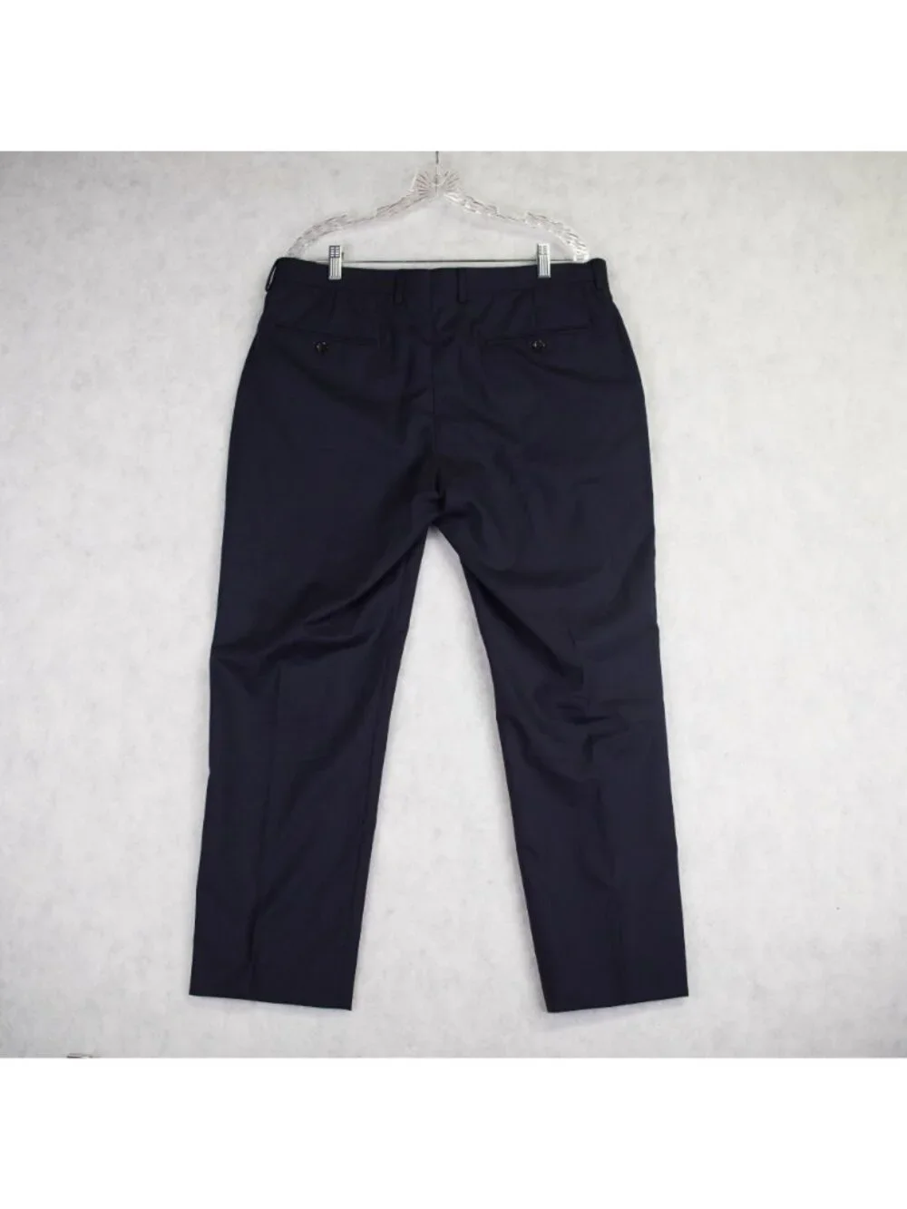 J Crew Loro Piana Ludlow Slim Fit Dress Pants Super 120s Wool Mens 35x28 (35x32)